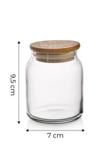 Kitchen Life Myrina Etiketli 12'li Ahşap Vakumlu Kapaklı Baharatlık Takımı 300ml x12