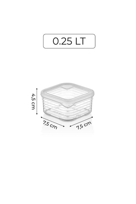 Kitchen Life 20'li Mikrodalga Buzdolabı Saklama Kabı - Buzdolabı Organizeri 2300mlx2-1600mlx2-1200mlx4-250mlx12