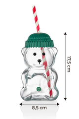 Bearista Cam Soğuk İçecek Bardağı Ayıcıklı Bardak 591ml