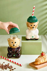 Bearista Cam Soğuk İçecek Bardağı Ayıcıklı Bardak 591ml