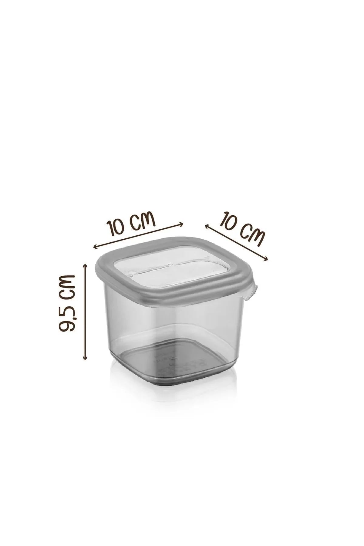 Kitchen Life 12 Adet Square Etiketli Ve Kaşıklı Baharatlık Takımı Seti 550 ml - 12 li Sert Kapaklı Baharat Seti