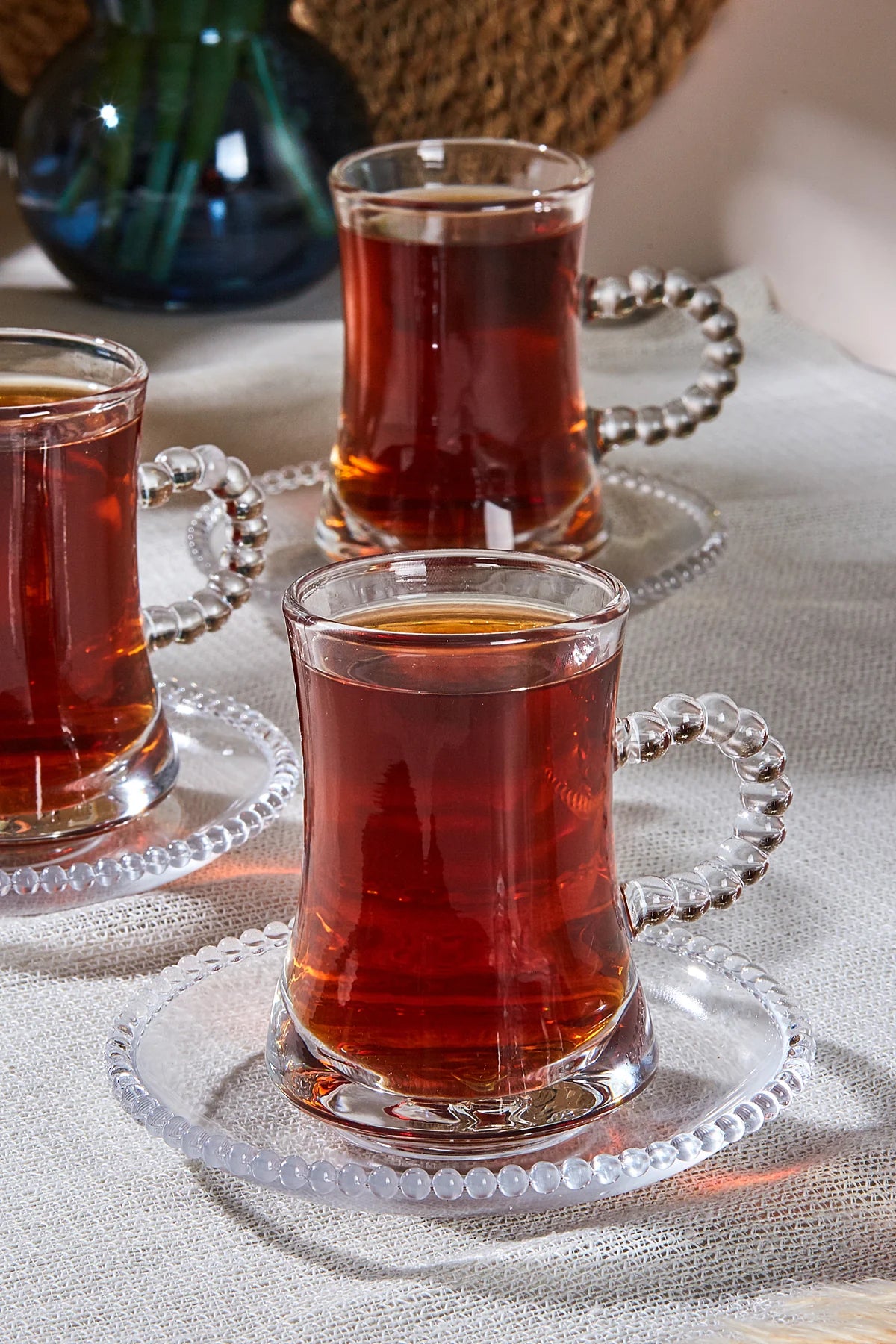 PEROTTİ Pearl 12 Parça 6 Kişilik Çay Bardağı Seti 180 ml