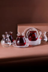 PEROTTİ Emirgân 12 Parça 6 Kişilik Cam Çay Seti – 200 ml