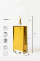 PEROTTİ Molivet 3'lü Gold Kapak Cam Yağdanlık Sosluk Sirkelik 350-500-750 ml