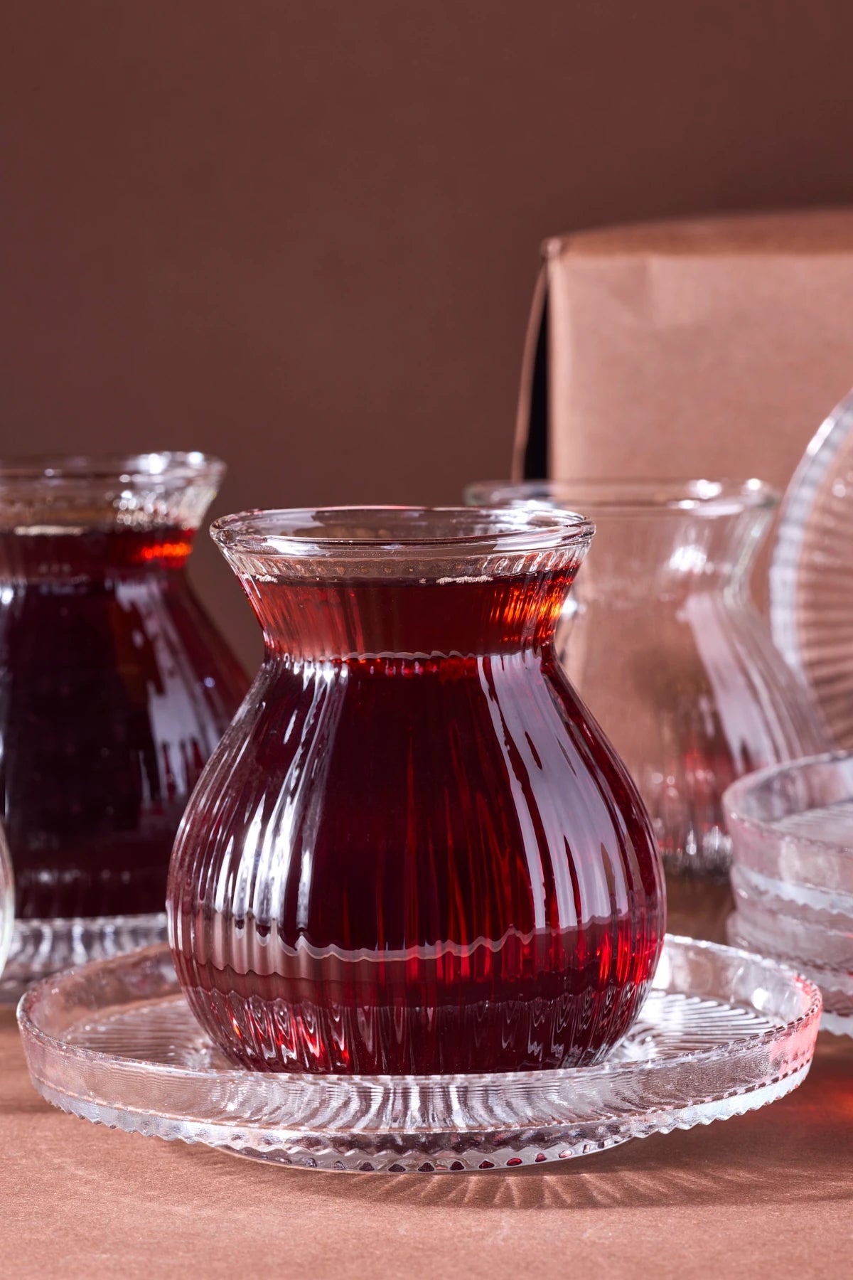 PEROTTİ Emirgân 12 Parça 6 Kişilik Cam Çay Seti – 200 ml