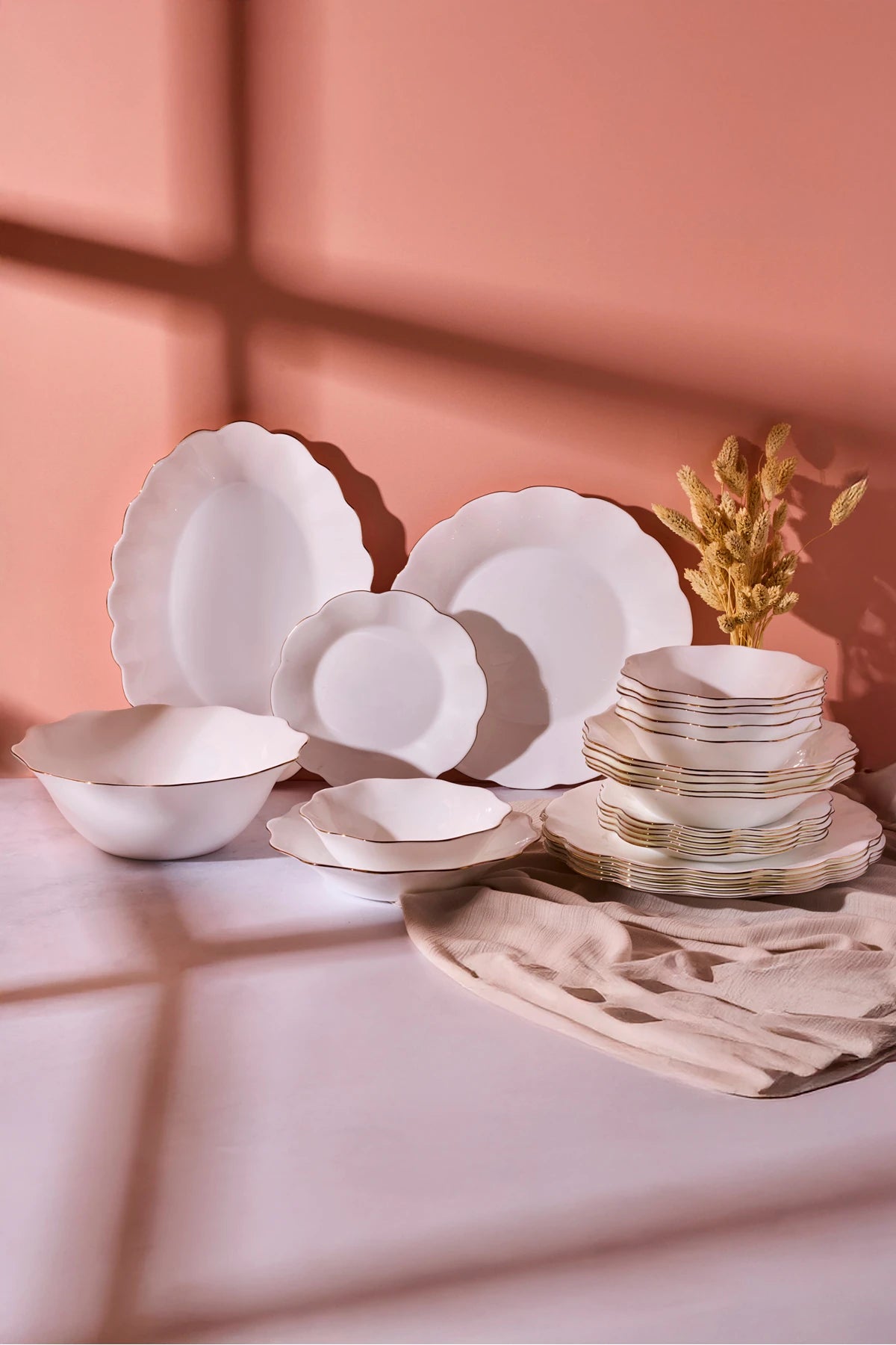 PEROTTİ Petals Opal 26 Parça 6 Kişilik Yemek Takımı
