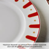 Karaca x Galatasaray Lisanslı Forever Bone 24 Parça 6 Kişilik Yemek Takımı
