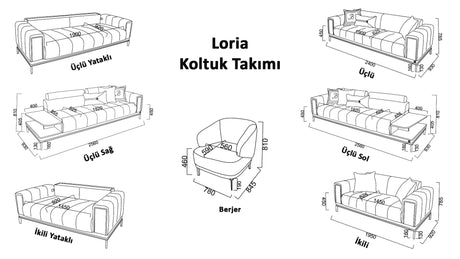 Bellona Loria Koltuk Takımı