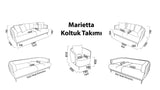 Bellona Marietta Koltuk Takımı