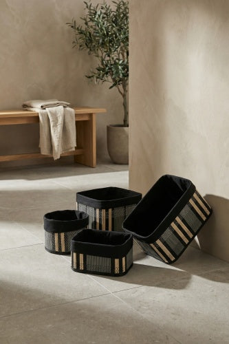 Nordic 4 lü Bambu Sepet Seti