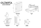 Olimpia Düğün Paketi (Yatak+Karyola Hediye)