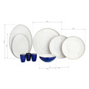 Schafer Adel Navy Blue Yemek Takımı 56 Parça-Lacivert