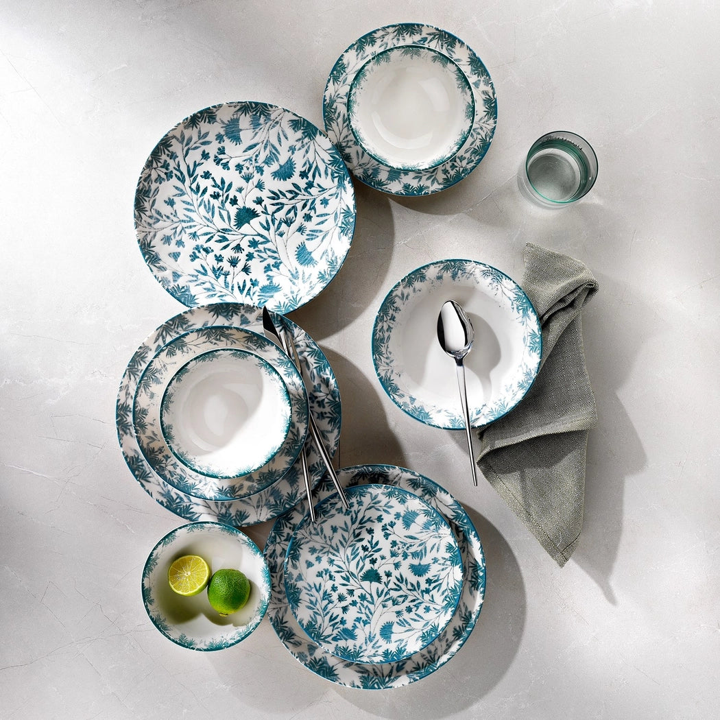 Schafer Evelynn 6 Kişilik Yemek Takımı 24 Parça-Yeşil