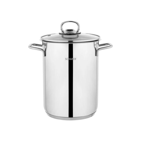 Schafer Gurme Kuşkonmaz ve Kızartma Tenceresi 3 Parça-Inox