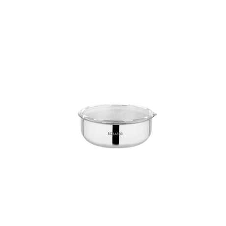 Schafer Practi 3 lü Çelik Saklama Kabı (16-18-20 Cm)-6 Parça-Inox
