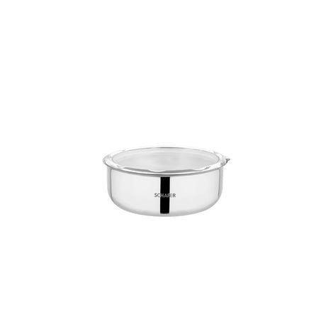Schafer Practi 3 lü Çelik Saklama Kabı (16-18-20 Cm)-6 Parça-Inox