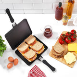 Schafer Tastemake XL Döküm Ocak Üstü Tost Izgara 20x26 Cm-2 Parça