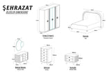 Şehrazat Düğün Paketi (Yatak+Karyola Hediye)