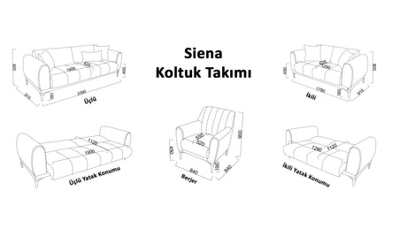 Bellona Siena Koltuk Takımı