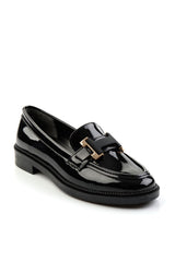 Bambi Siyah Kadın Loafer Ayakkabı K01216100008