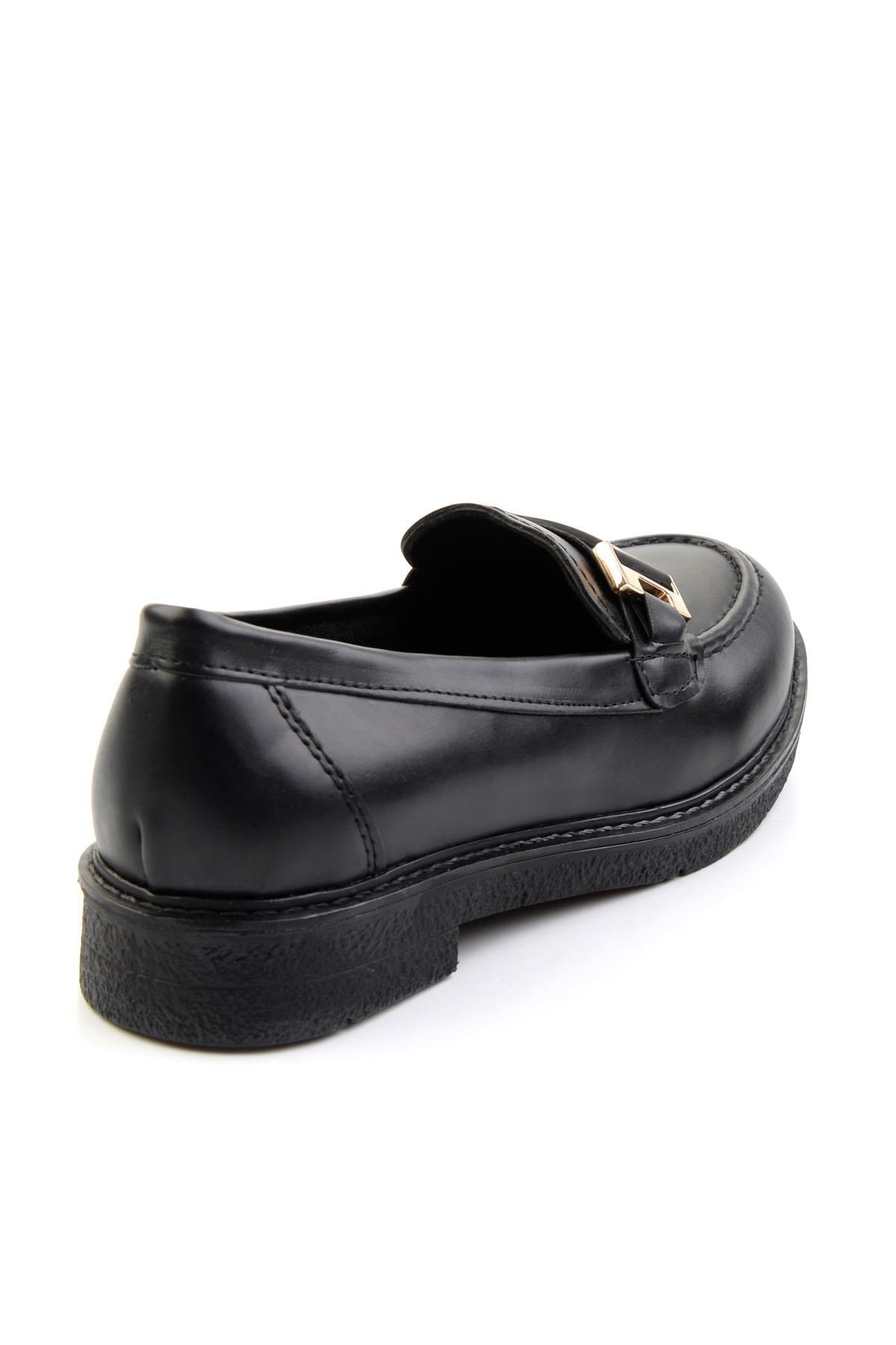 Bambi Siyah Kadın Loafer Ayakkabı K01257050009