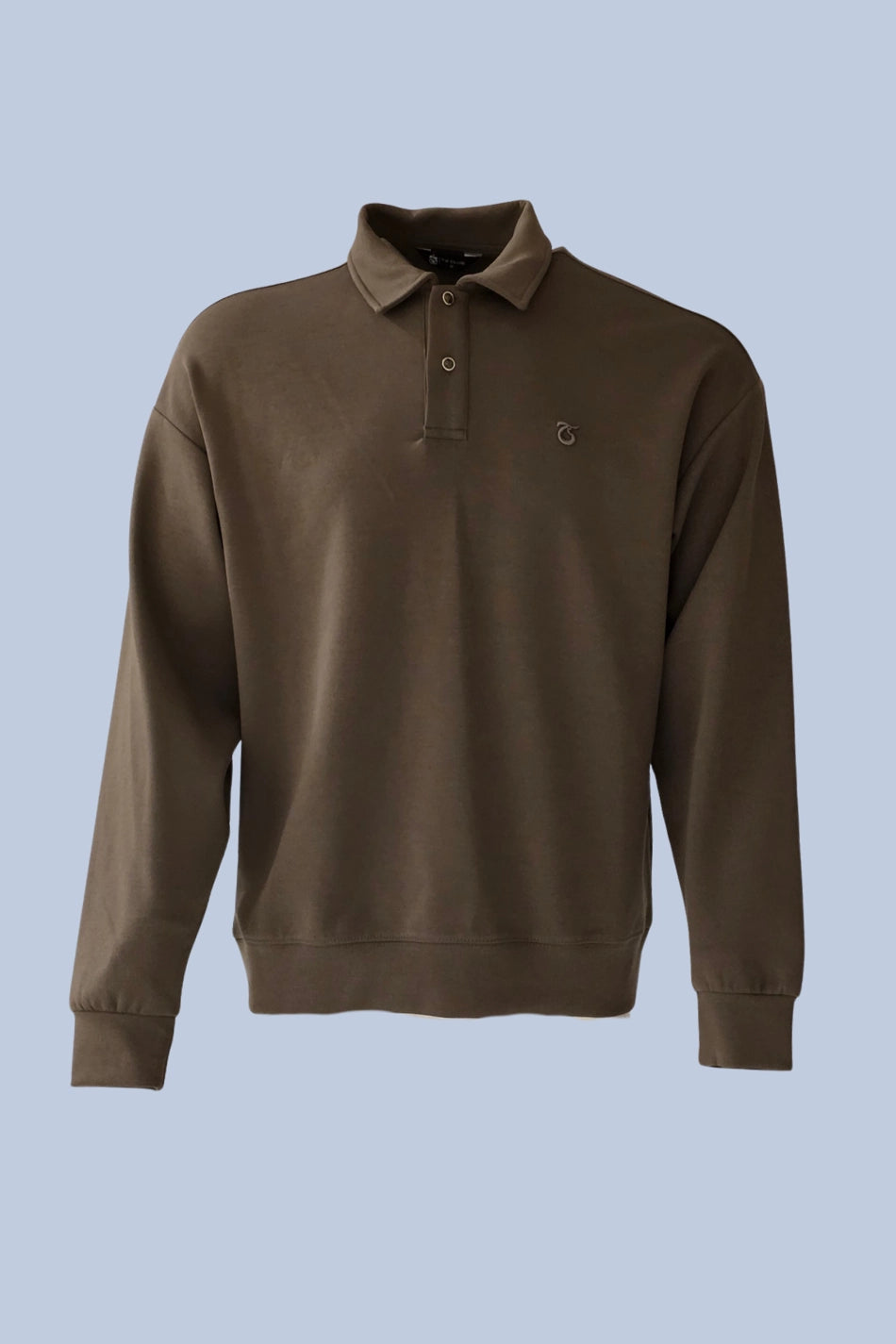 SWEAT POLO YAKA DÜĞMELİ VİZON