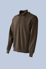 SWEAT POLO YAKA DÜĞMELİ VİZON