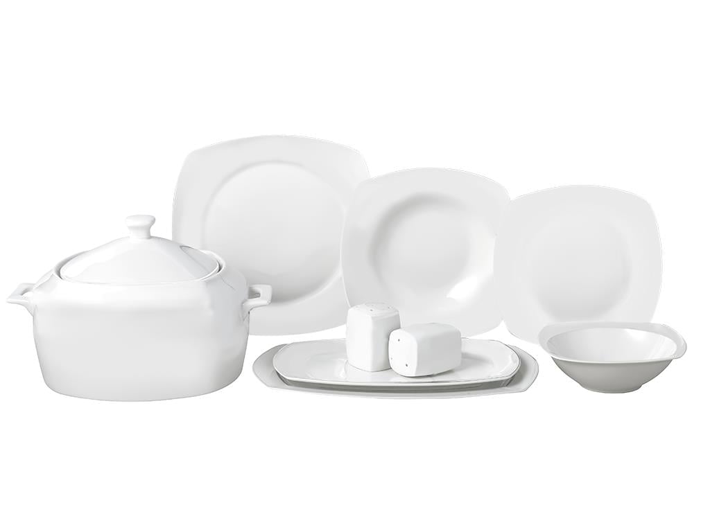 Taç Minima 55 Parça 12 Kişilik Yemek Takımı