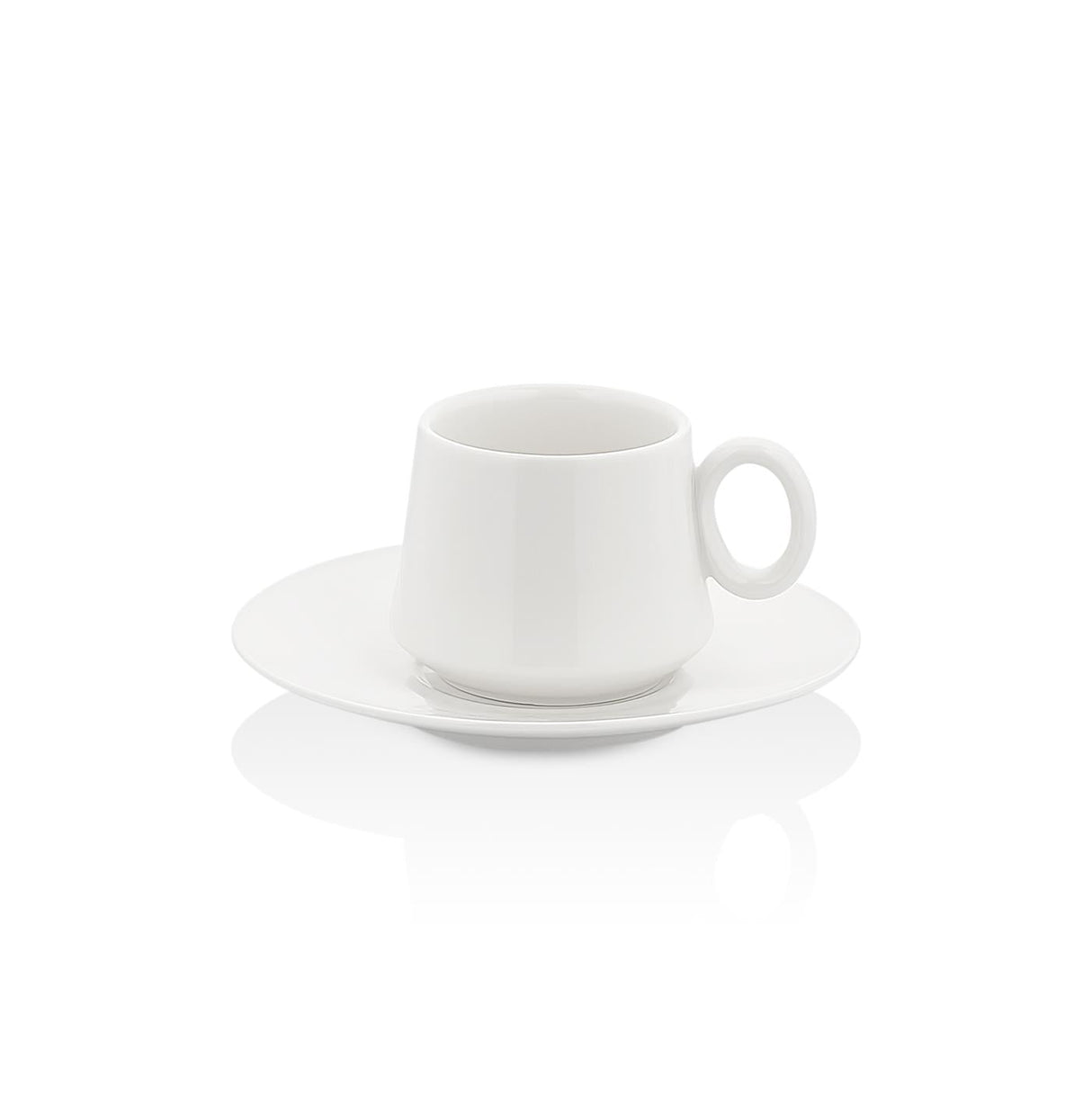 Taç Ev Tulip 6 Kişilik Kahve Fincan Takımı White