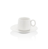 Taç Ev Tulip 6 Kişilik Kahve Fincan Takımı White
