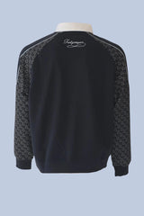 TARAFTAR SWEAT KOLLARI TS BASKILI LACİVERT