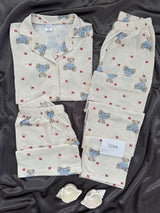 Tatlı Bear 3'lü Kısa Kollu Pijama Takımı