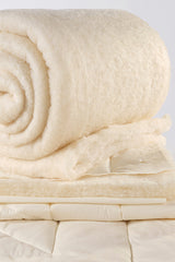 Uysal Home Merinos Kuzu Yünü Yorgan Pamuklu Akfil Krem Tek Kişilik