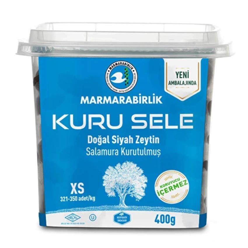Marmarabirlik Kuru Sele Zeytin Pet XS - 400 Gr
