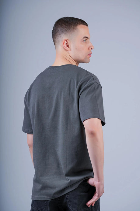 TSHIRT TS İÇİ LOGO BASKILI FÜME