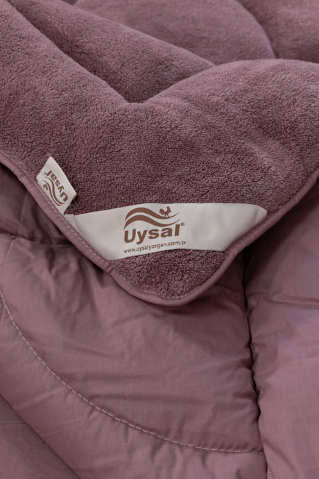 Uysal Home Welsoft Uyku Seti %100 Pamuklu Akfil Midye Desen Gül Kurusu Battal Boy