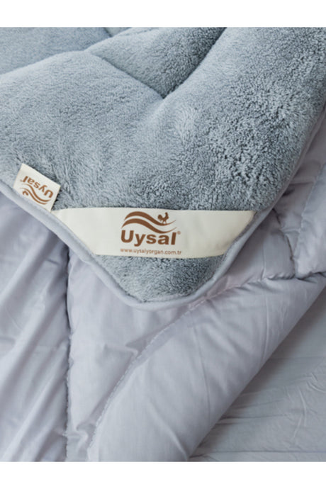 Uysal Home Welsoft Uyku Seti %100 Pamuklu Akfil Midye Desen Gri Tek Kişilik