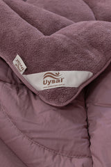 Uysal Home Welsoft Uyku Seti %100 Pamuklu Akfil Midye Desen Gül Kurusu Tek Kişilik